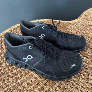On Running Black Athletic Shoes